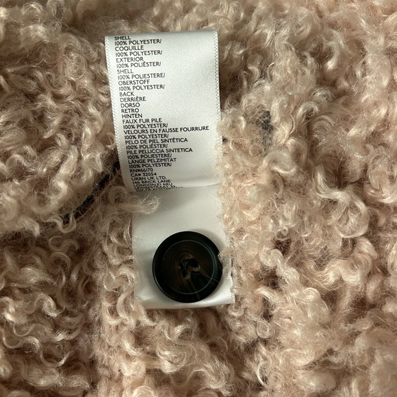 Urban Outfitters Brown Tan Teddy Jacket Cozy Plush Style - Picture 6 of 6